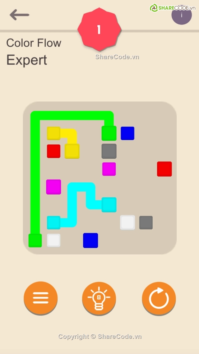 game unity,game puzzle,color game unity,game ios,Color Flow version1.0,Color Flow